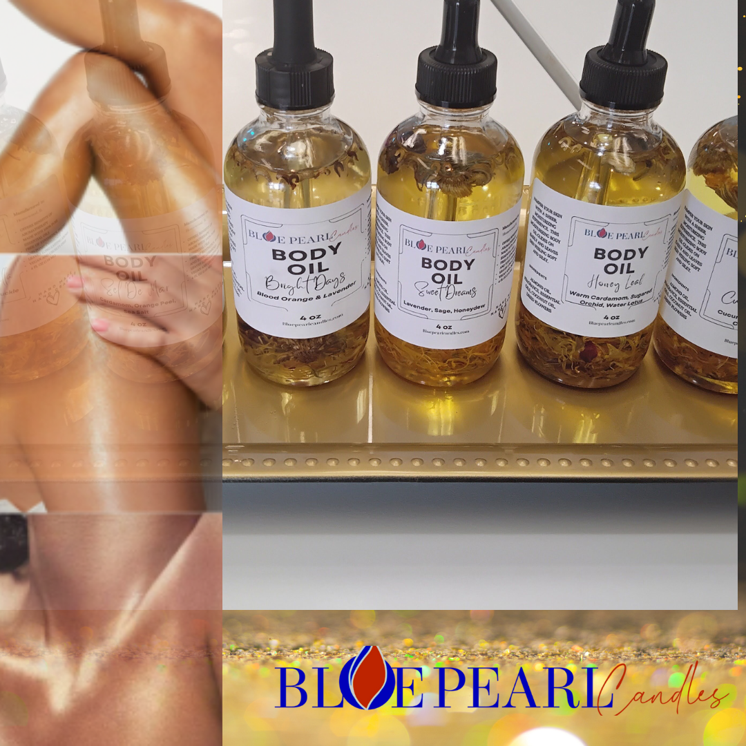 Delicious soothing moisturizing body oils