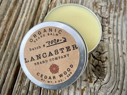 Lancaster Beard Company - Cedar Wood Organic Beard Balm - 2 Oz