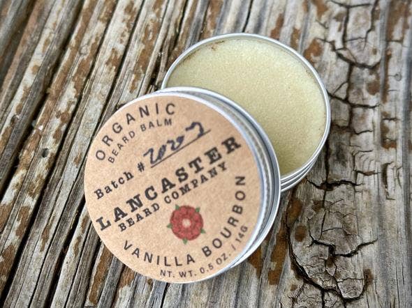 Lancaster Beard Company - Vanilla Bourbon Organic Beard Balm - 2 Oz