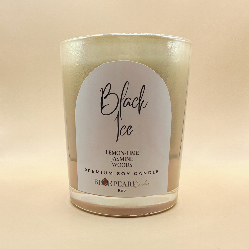 Blue Pearl Candles Signature Black Ice (Glossy)