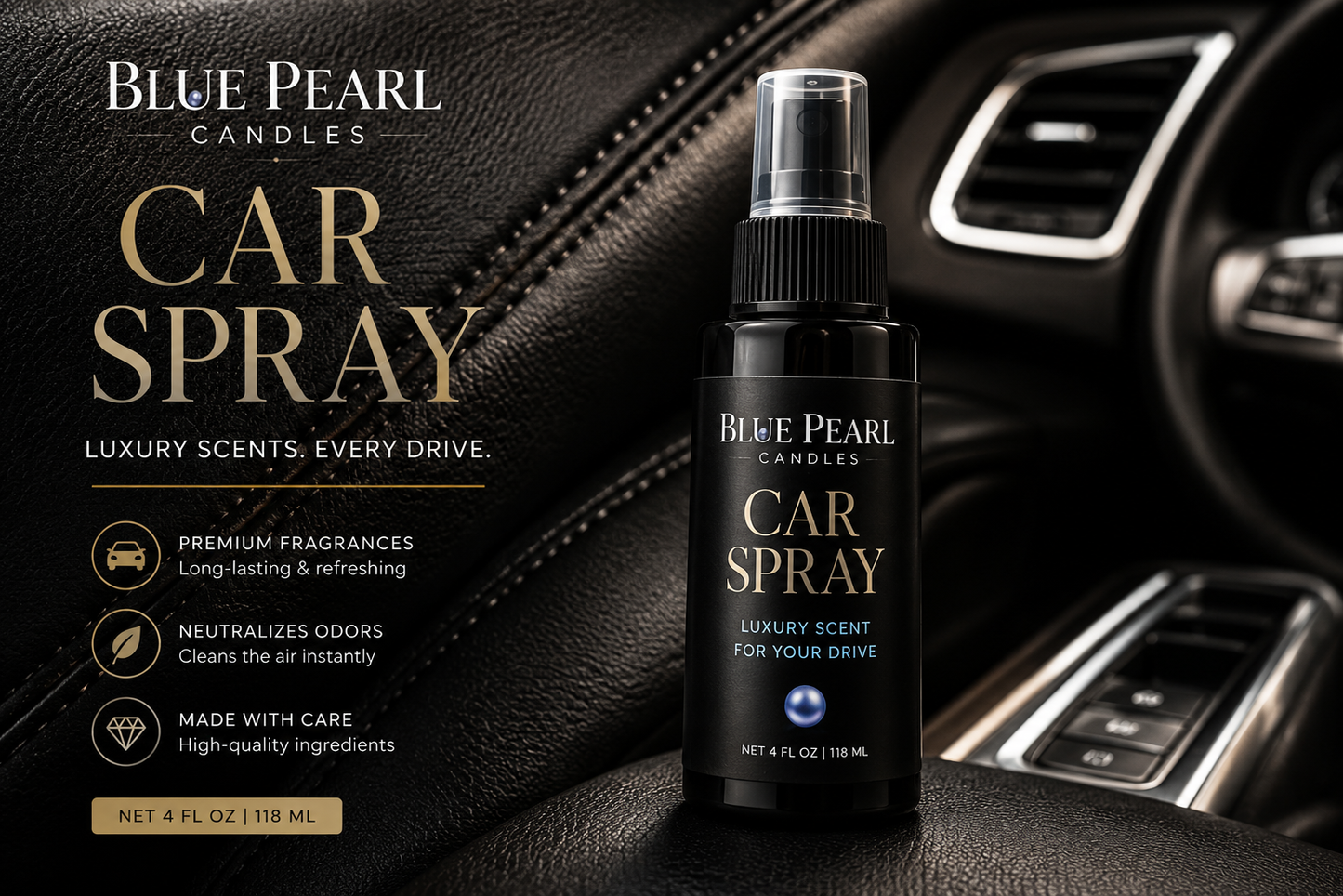 Blue Pearl Luxury Car Spray 2/$20