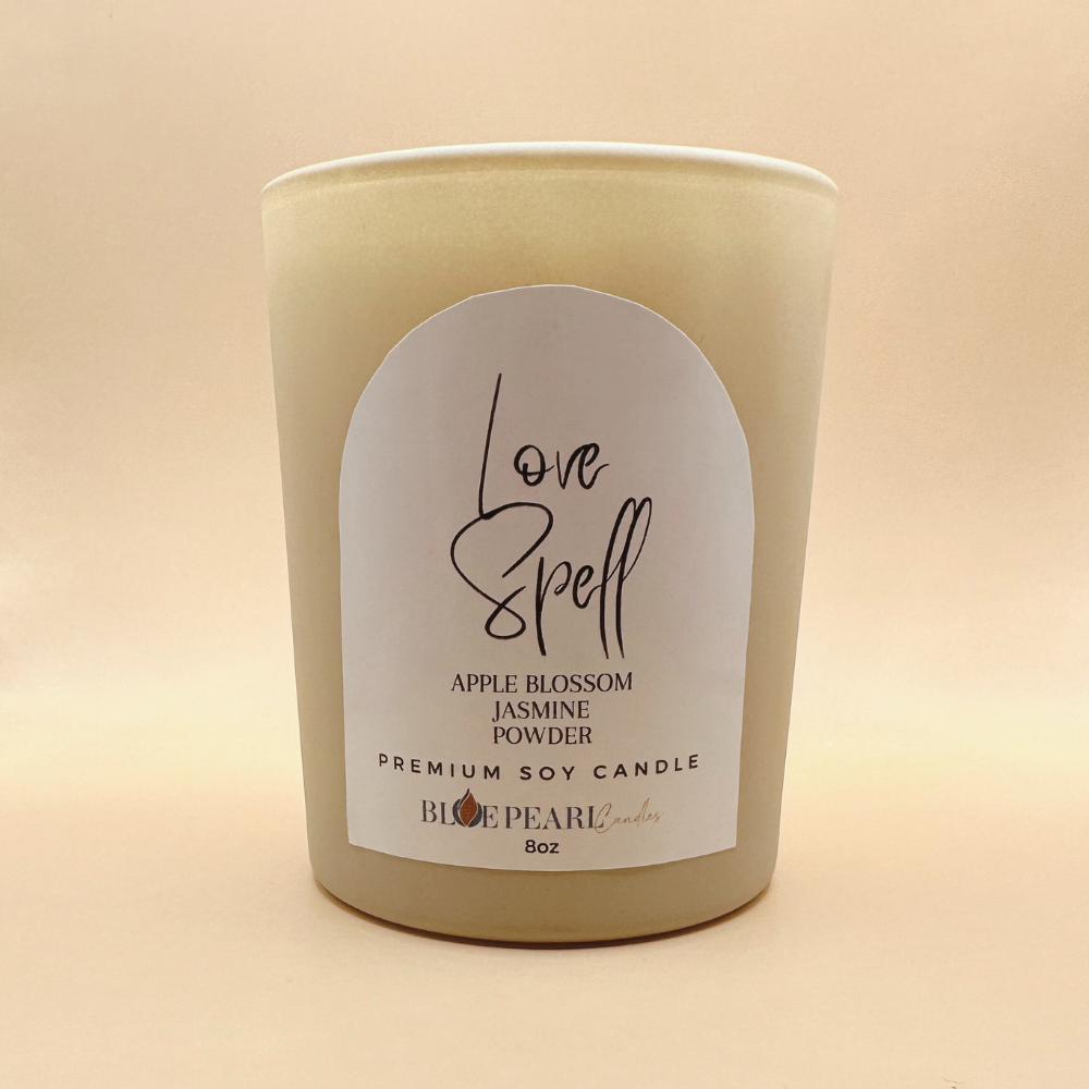 Blue Pearl Candles Signature Love Spell (Matte)