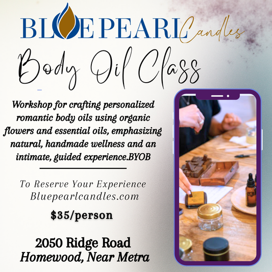 Blue Pearl Body Care Experience: Create Your Own Body Oil & Lotion