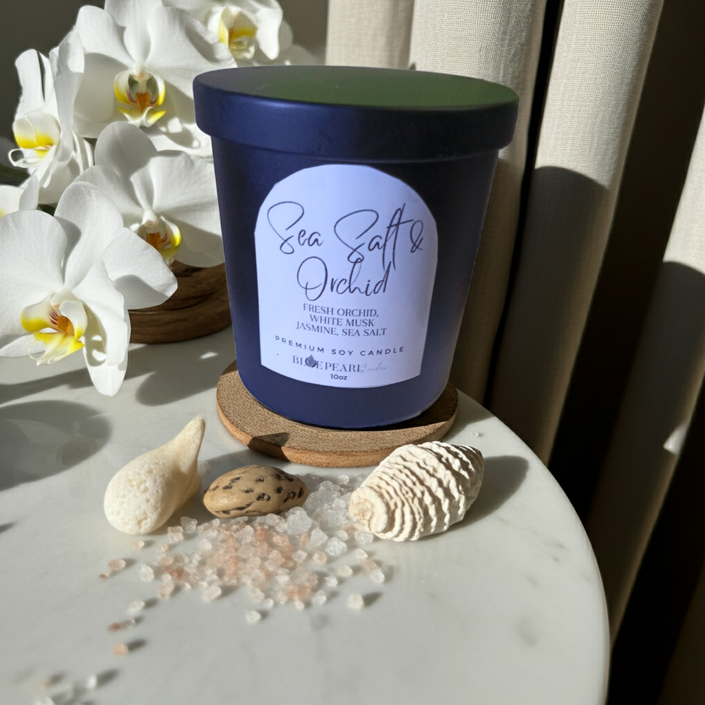 Sea Salt & Orchid Soy Candle