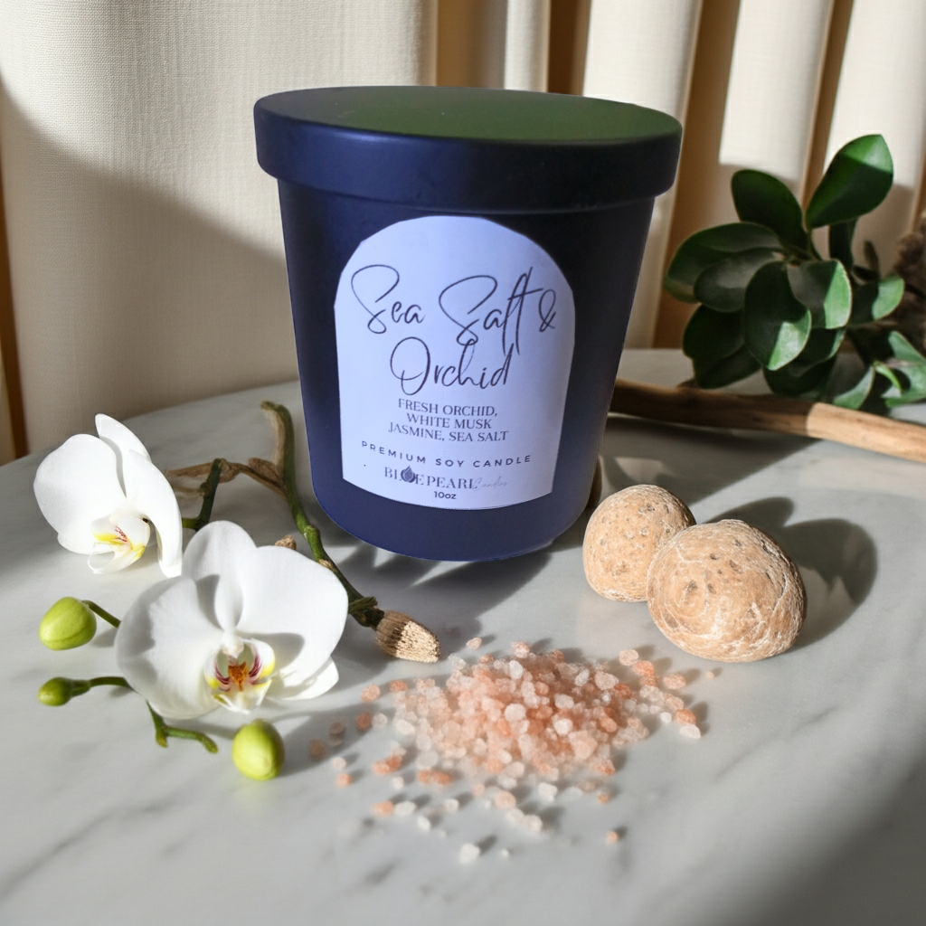 Sea Salt & Orchid Soy Candle