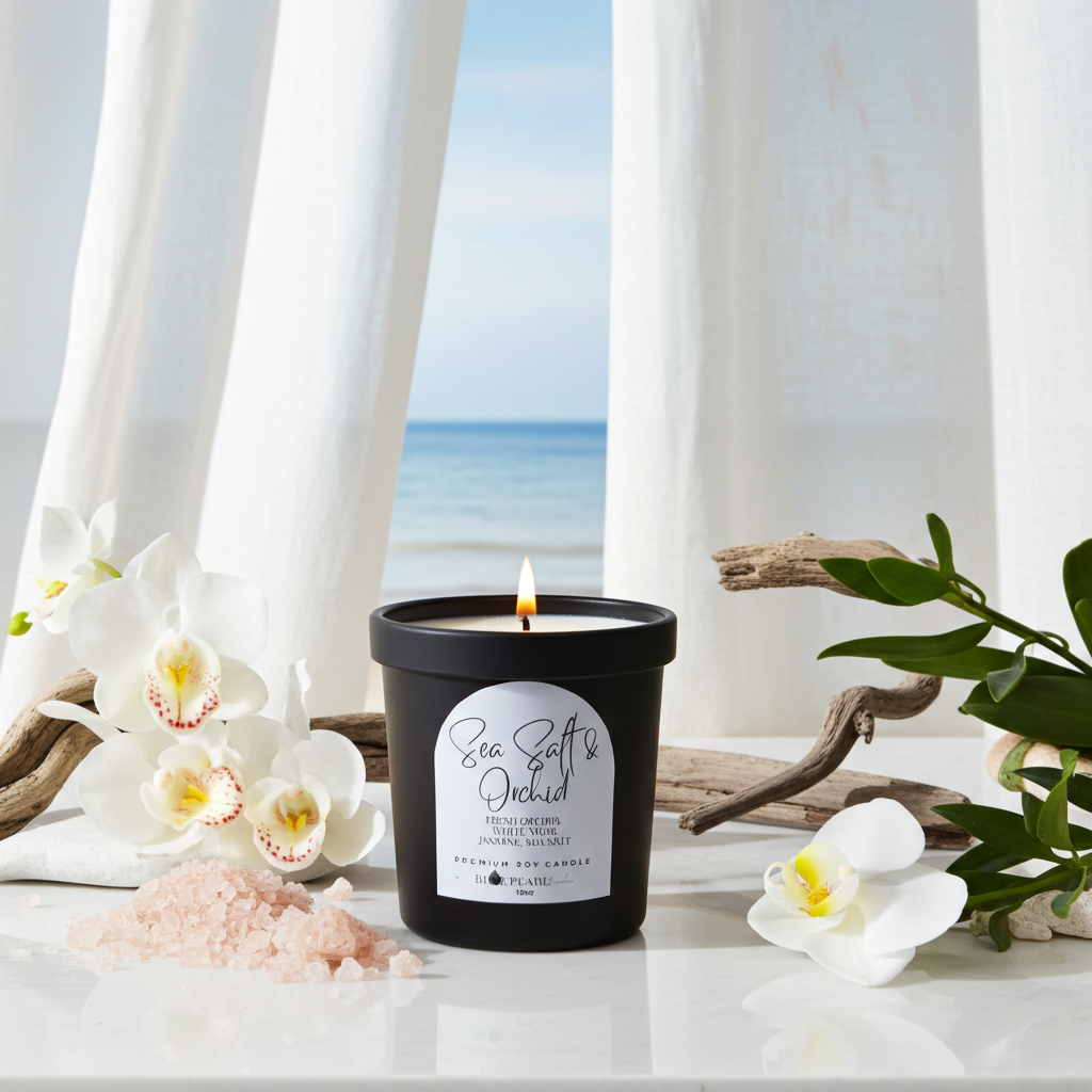 Sea Salt & Orchid Soy Candle