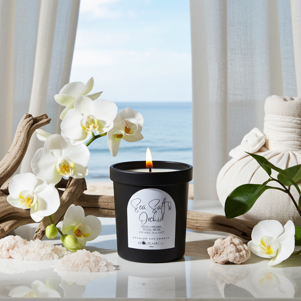 Sea Salt & Orchid Soy Candle